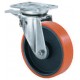 Roda Rhombus PU  Heavy Duty Rem
