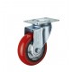 Roda PU Medium Duty Vintech Plat Hidup