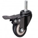 Roda PU Black Drat Rem Raven