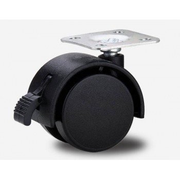 Roda Plastik Plat Rem TG