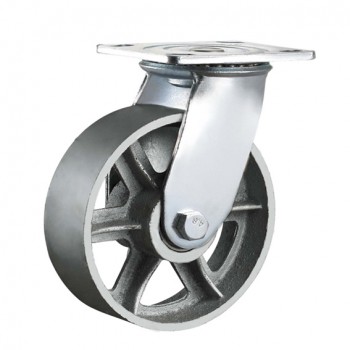 Roda Besi/Cast Iron Castor Hidup (Swivel)