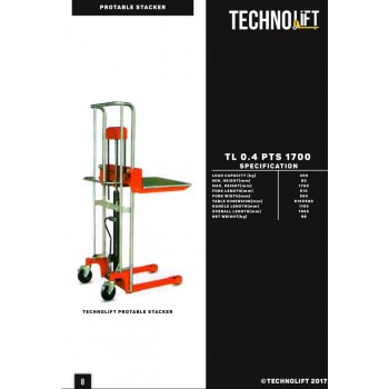 Hand Protable Stacker Techno Lift
