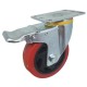 roda PU Techno Wheel Plat rem