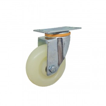 Roda Nilon Medium Duty TECHNO WHEEL Plat Hidup